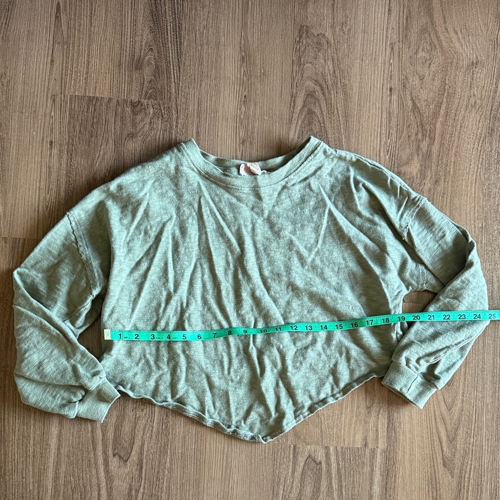 Free People Beach 100% cotton V front long sleeve whimsical fairy